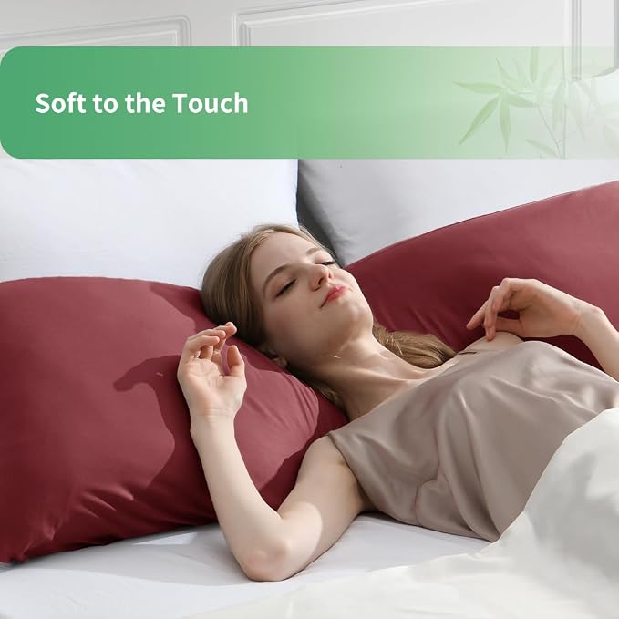 Body Pillowcase, Cooling Viscose from Bamboo Pillow Cover - Image 3