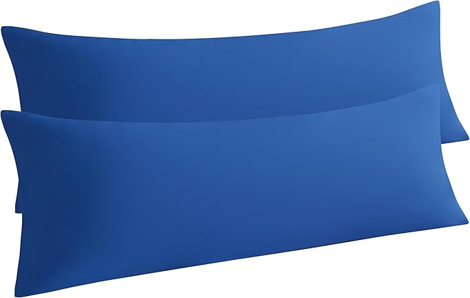 NTBAY Body Pillow Cases Set of 2, 2 Pack Brushed Microfiber 20x54 Pillow Cases by NTBAY