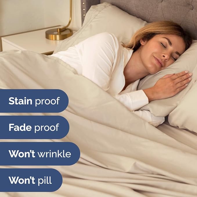 Flex Top Split Head King 4 Piece Sheet Set - Image 6