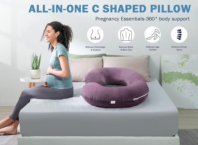 INSEN Pregnancy Pillow, Maternity Body Pillow - Image 9