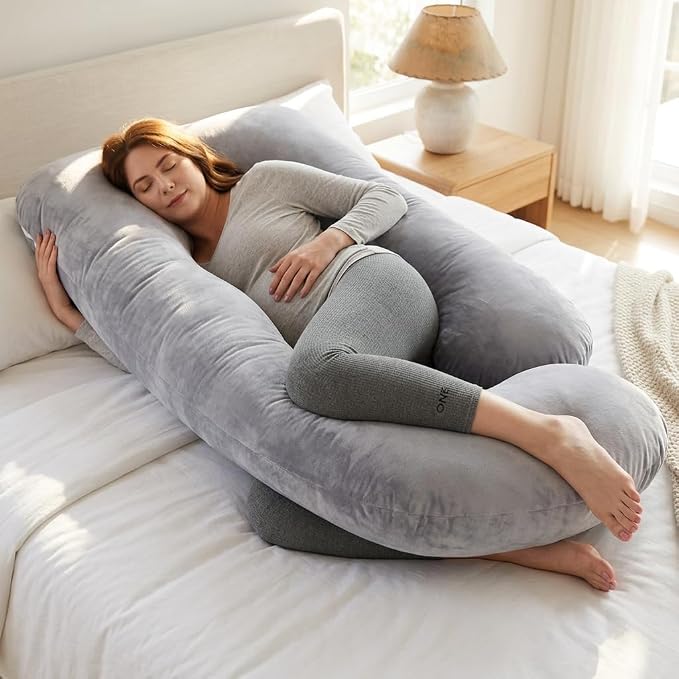U-Shaped Full Body Pillow for Adults, Maternity Pregnancy Pillow - Image 2