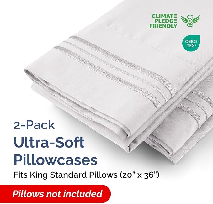 King Standard Pillow Cases Set of 2 - Image 2
