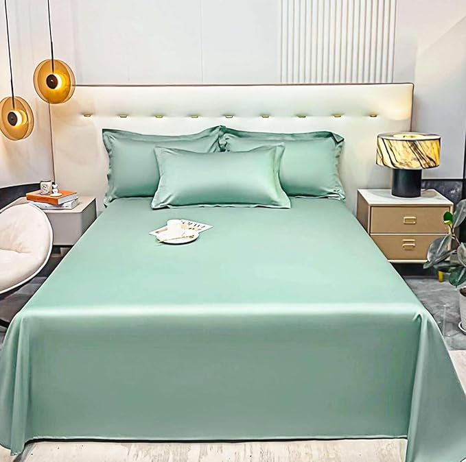 Full Size Flat Sheet Only, Soft 300 Thread Count 100% Cotton Sheets, Cooling & by Unknown