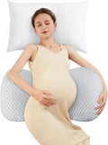 Pregnancy Pillow Cooling for Sleeping, Detachable and Adjustable Double-Sided by DONAMA