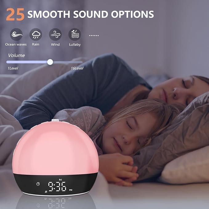 Sunrise Alarm Clock Sound Machine, Alarm Clocks - Image 4