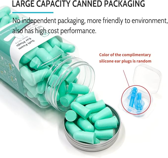 LYSIAN Ultra Soft Foam Earplugs - Image 2