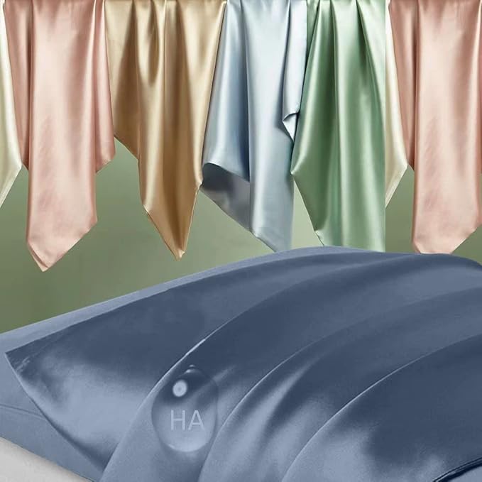 Silk Pillowcase for Hair and Skin, Mulberry Silk Pillow Cases Queen Size - Image 2