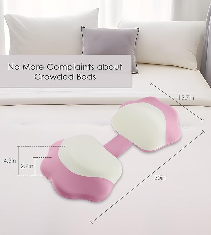 Memory Foam Maternity Pillow for Sleeping, Pregnancy Pillows Support for Back - Image 2