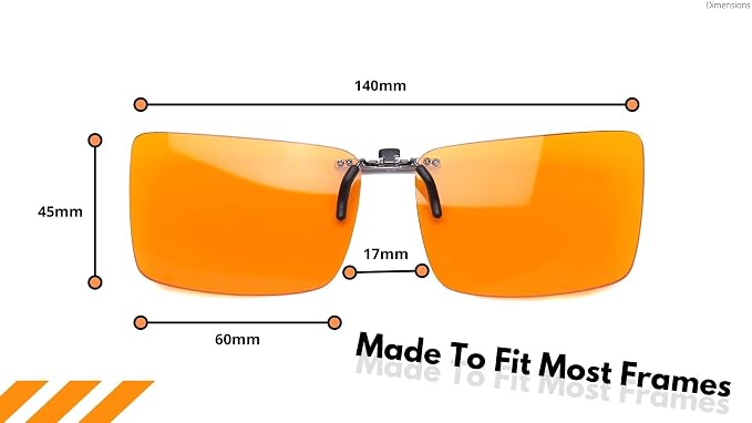 Vyzia Clip On Blue Light Blocking Glasses - Image 7