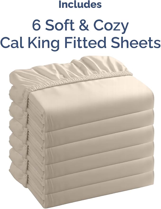 Cal King Size Fitted Bed Sheet - Image 4
