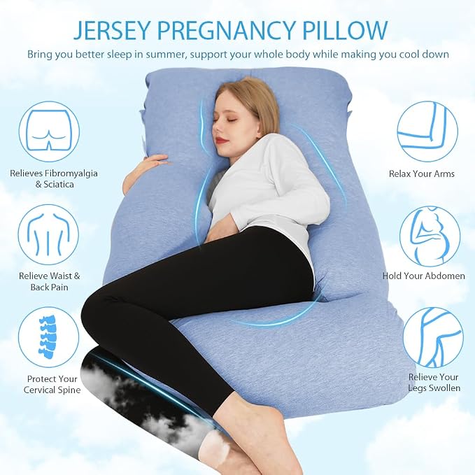 Chilling Home Pregnancy Pillow, U Shaped Pregnancy Pillows - Image 2