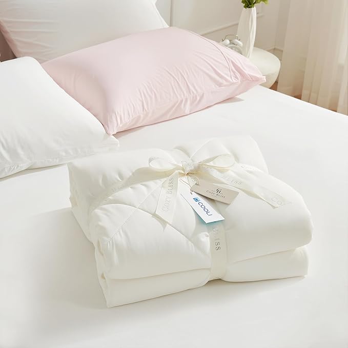 Cozy Bliss Cooling Comforter King Size, Cooling Blankets - Image 6