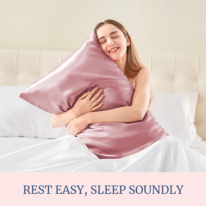 BEDELITE Satin Pillowcase for Hair and Skin, Super Soft and Cooling Similar to - Image 5