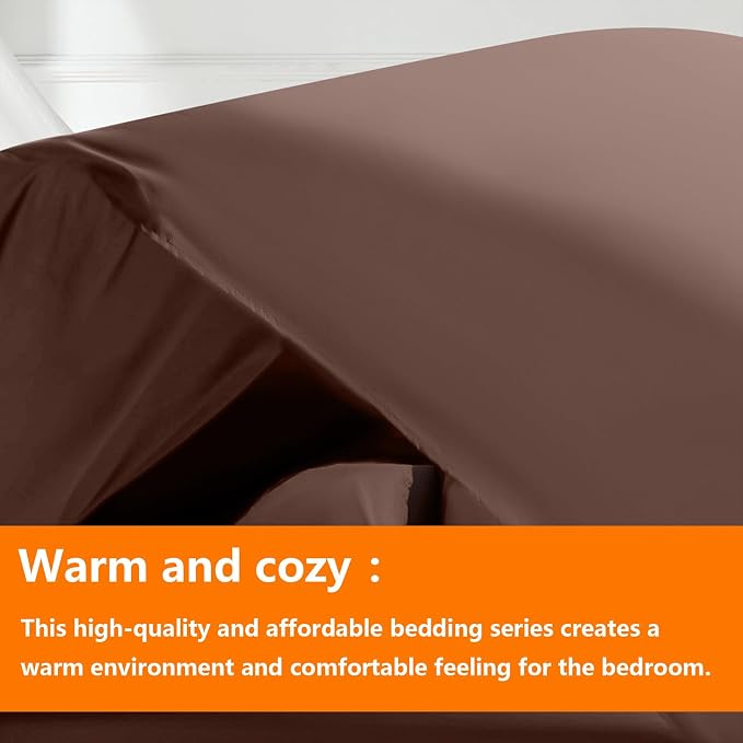 TAIMIT Brown Full Size Comforter Set - Image 2