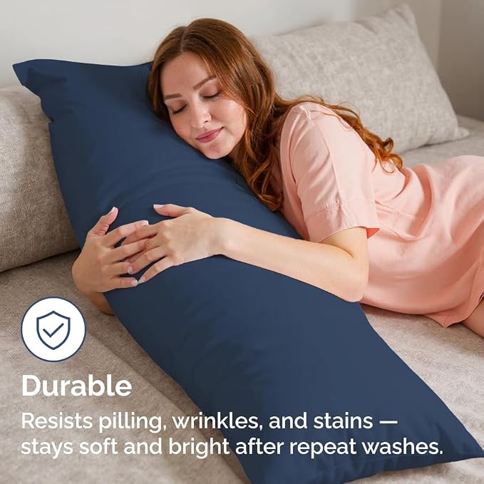 Body Pillowcases Set of 2-20x54 Long Body Pillow Case - Image 4