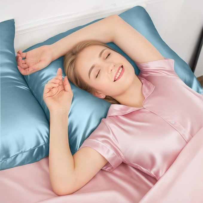 INSSL Silk Pillowcase f Women, Mulberry Silk Pillowcase - Image 2