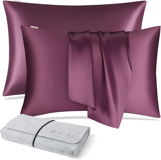 DISANGNI 100% Natural Mulberry Silk Pillow case by DISANGNI