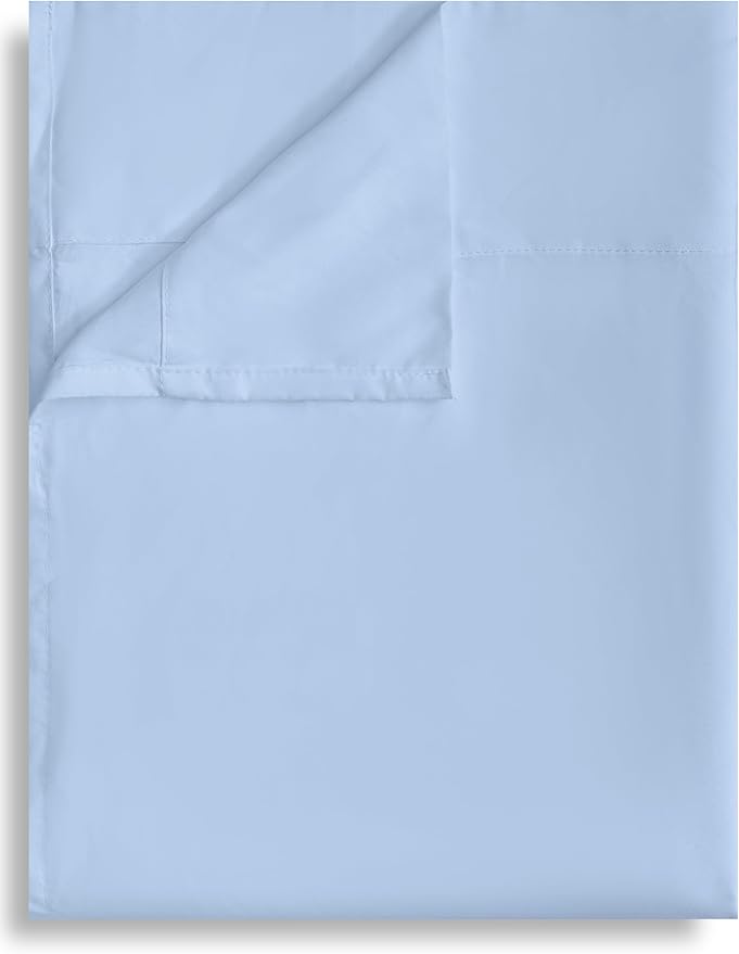 Twin Flat Sheet Only, 1 Pack Top Bed Sheets, Soft Breathable Brushed Microfiber by Culve