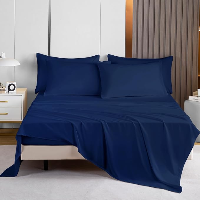 Lavisun Flat Sheets only, 6 Pack Bulk Top Sheets - Image 7