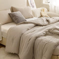 ROSGONIA Oversized Queen Comforter Oatmeal by ROSGONIA