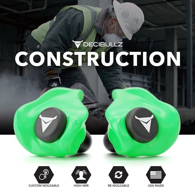 Decibullz - Custom Molded Earplugs, 31dB Highest NRR, Comfortable Hearing - Image 7