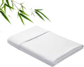 Bamboo Viscose Flat Sheets Only, 400 Thread Count Sateen Weave TwinXL Size Flat by ZaizaiHome