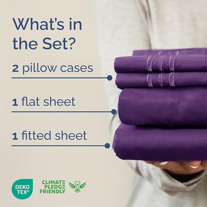 Cal King Size 4 Piece Sheet Set - Image 2