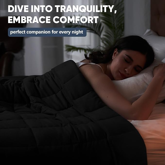 yescool Weighted Blanket for Adults Cooling Heavy Blanket for Sleeping Perfect - Image 6