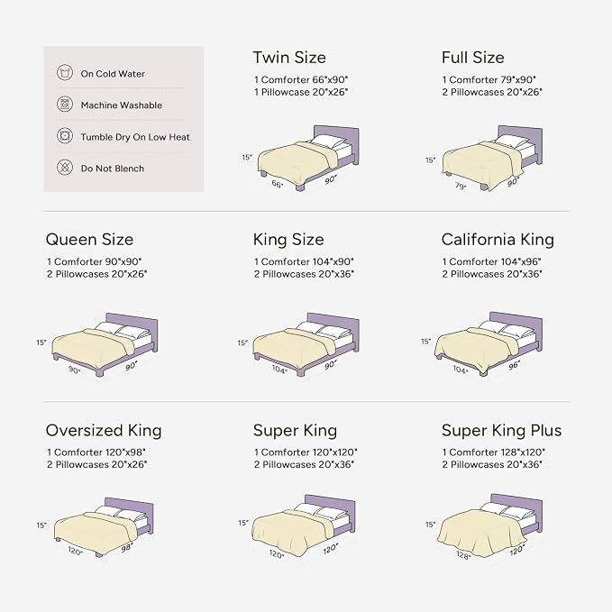 Andency California King Comforter Set Heather Grey - Image 9