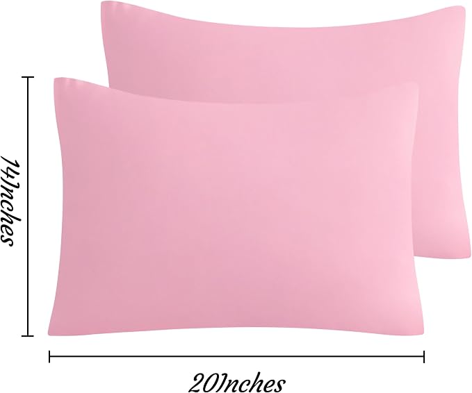 NTBAY Toddler Pillow Cases Set of 2, 2 Pack Brushed Microfiber 14x20 Pillow - Image 9
