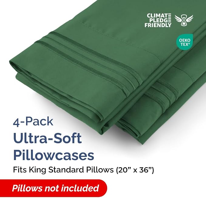 King Standard Pillow Cases Set of 4 - Image 2