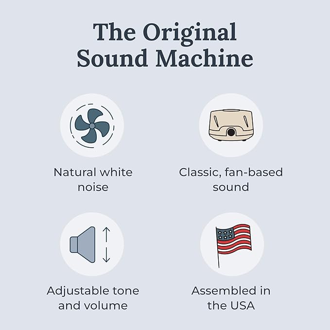 Yogasleep Dohm Classic The Original White Noise Machine, Soothing Natural Sound - Image 2