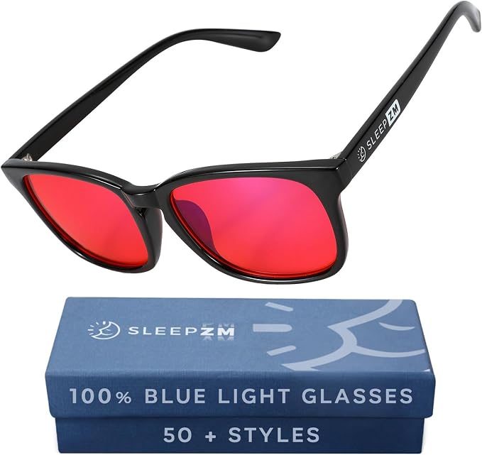 Sleep ZM Blue Light Blocking & Light Sensitivity Glasses by SleepZM