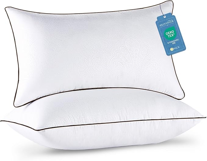 JOLLYVOGUE King Size Pillows Set of 2 by JOLLYVOGUE