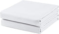 2-Pack Cotton Twin Flat Sheet Only, 600 Thread Count 100% Egyptian Cotton Top by ZaizaiHome