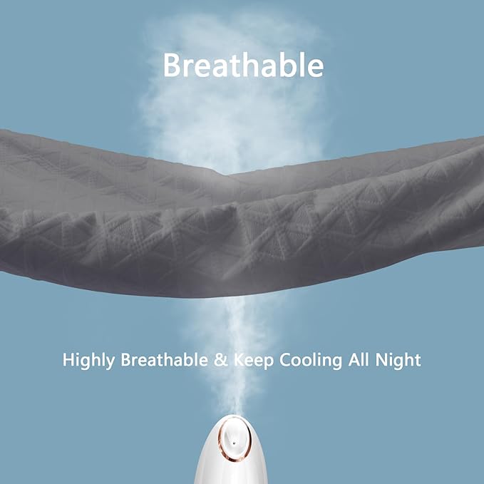 Premium Waterproof Mattress Protector King Size, Breathable Bed Cover 3D Air - Image 5
