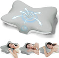 Cervical Neck Pillow for Pain Relief- Memory Foam Orthopedic Pillow, Ergonomic by Zmarthumb