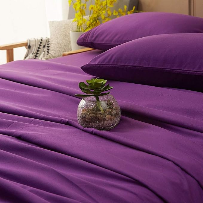 SONORO KATE Bed Sheet Set Super Soft Microfiber 1800 Thread Count Luxury - Image 3