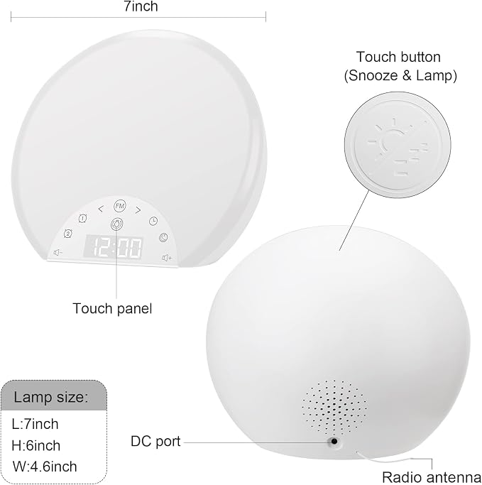 ANTDALIS Sunrise Alarm Clock Wake Up Light - Image 7