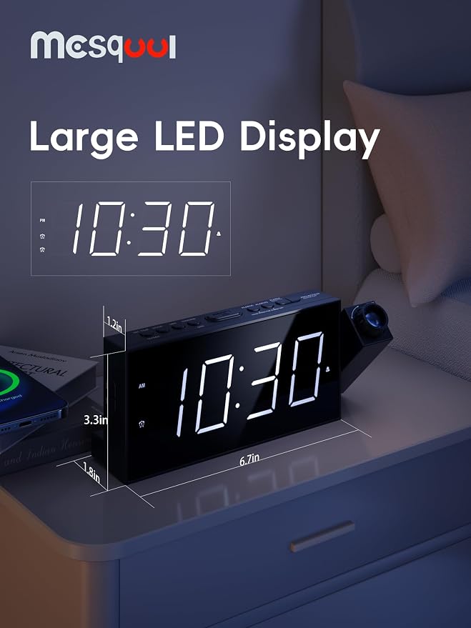 Projection Digital Alarm Clock - Image 2