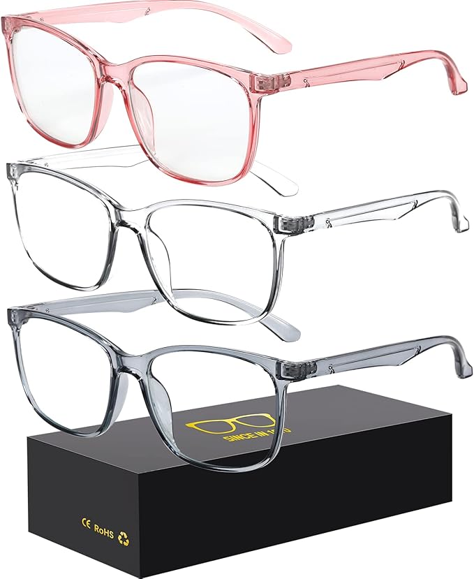 Oilway Blue-Light Blocking Glasses Computer Reading/Gaming/TV/Phones Glasses by Oilway