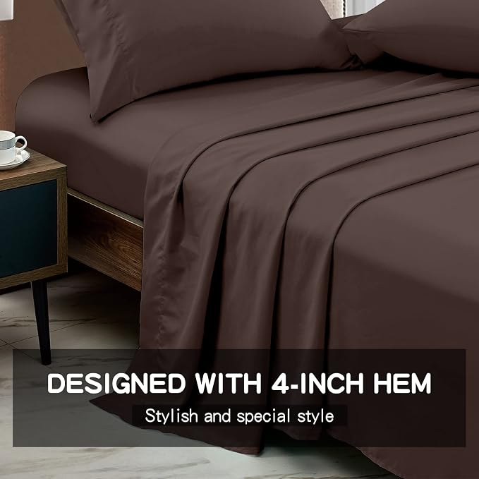 FreshCulture Queen Flat Sheets Only 2 Pack - Image 2