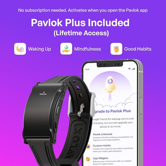 Pavlok 3 Sports – App Controlled Silent Alarm & Habit Trainer Wearable – - Image 2