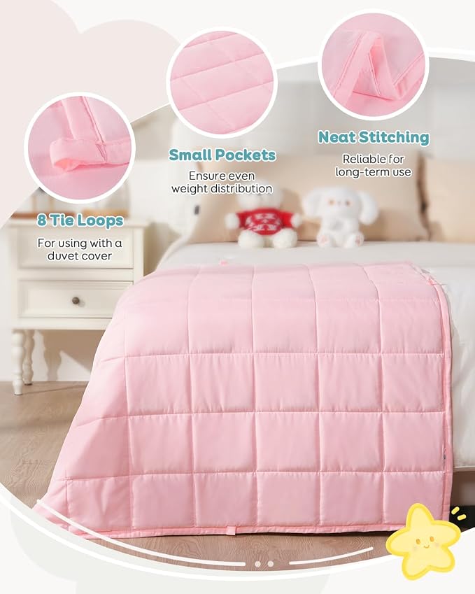 Topblan Weighted Blanket 5 lbs, Small Weighted Blanket 5 Pounds, Mini Heavy - Image 4