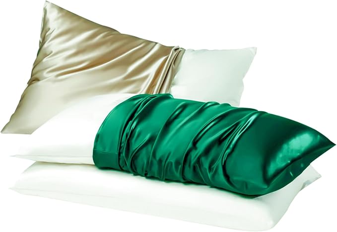 100% Mulberry Silk Pillowcase for Hair and Skin Made in USA, Real 22 Momme King - Image 3