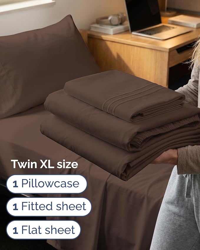 Twin XL Size 3 Piece Sheet Set - Image 3