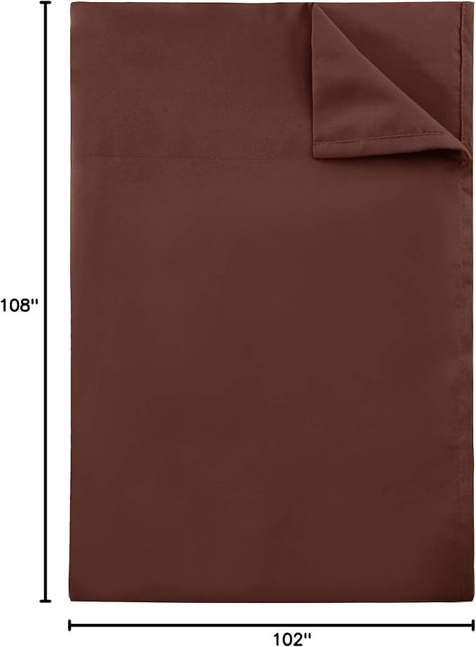Sfoothome Flat Sheet Single, 1 Pack Solid Flat Sheet Smooth Touch Hotel Quality - Image 6