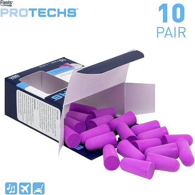 Flents Protechs Foam Ear Plugs, 10 Pair - Image 2