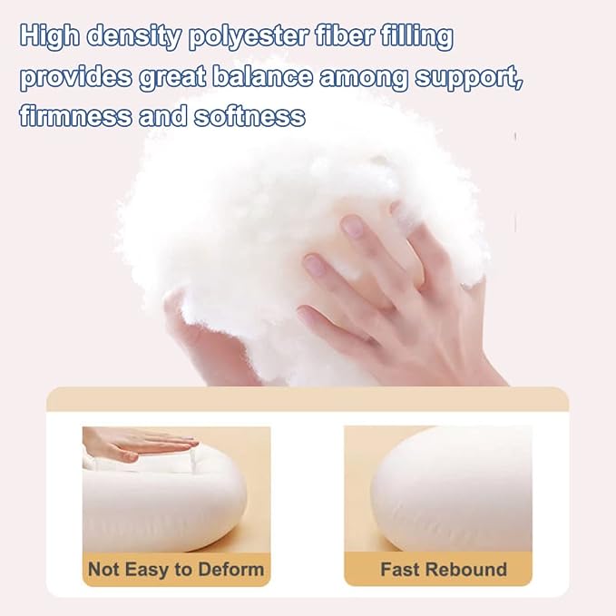 1 MIDDLE ONE Body Pillow for Adults, Bolster Pillow - Image 5