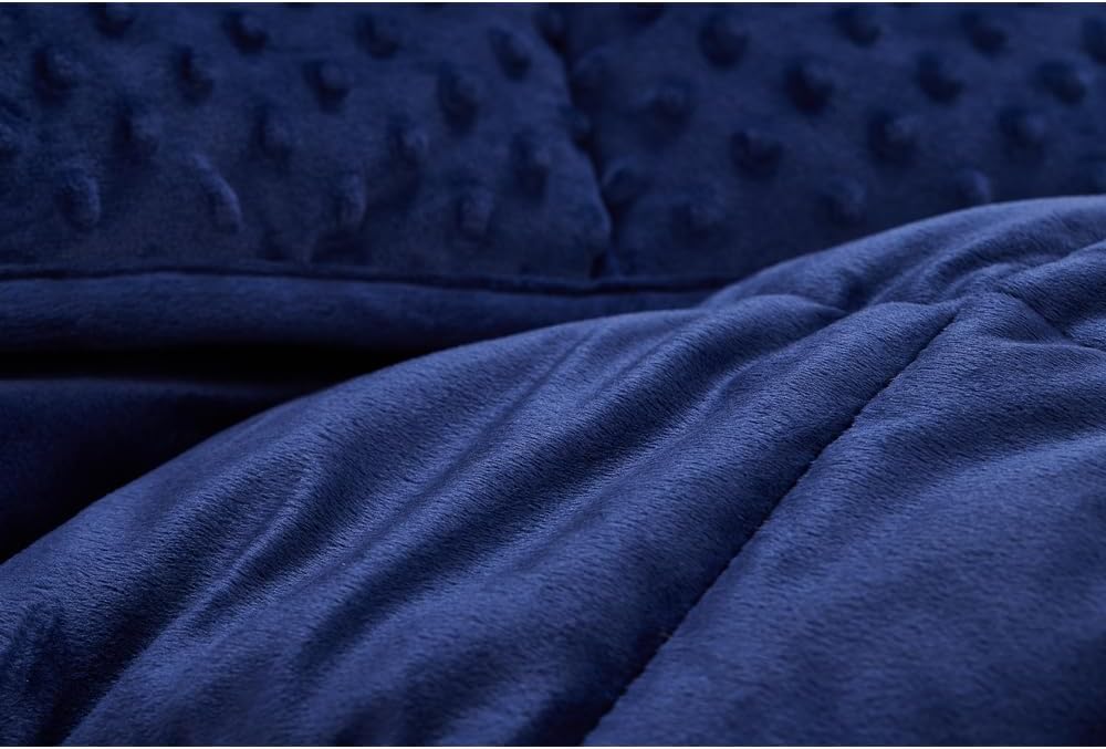 TONGDADA Minky Weighted Blanket | 40''x60'', 7lbs | Cozy and Soft Minky - Image 9